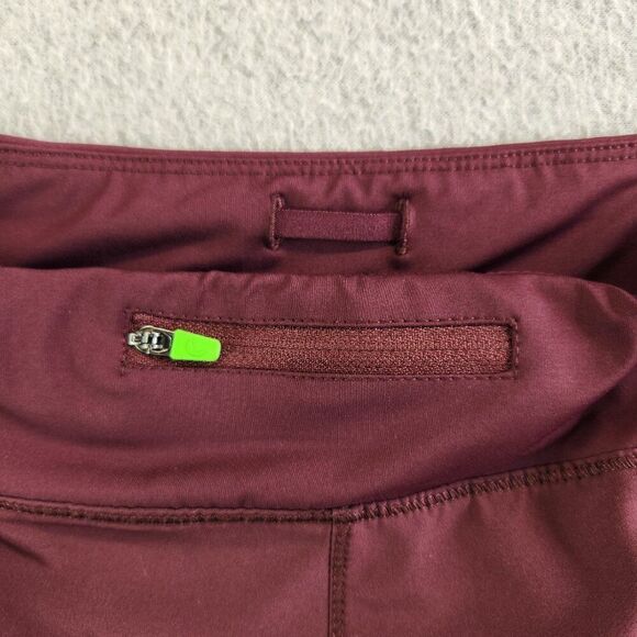 Zyia Active Shorts Womens XXL Red Brief Zip Pocket Drawstring Running Training - Picture 7 of 13